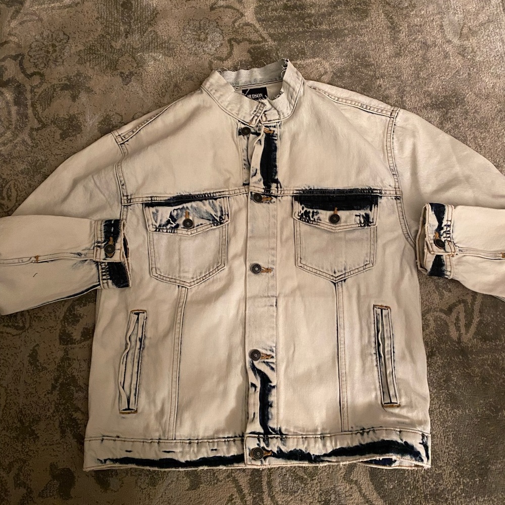 Men’s Hudson bleached Denim Jacket size XS